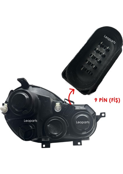 Volkswagen Polo Far Lambası Sol 2002-2006 6Q1941007AF fiyatları