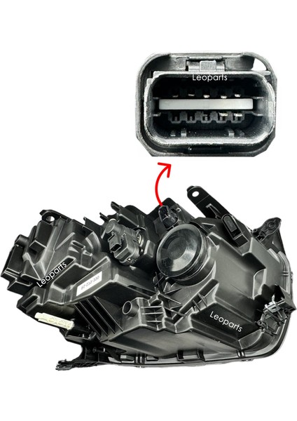 Dacia Duster Far Lambası Sol (Iç Çizgiler Krom) 2021-2024 260602287R fiyatları