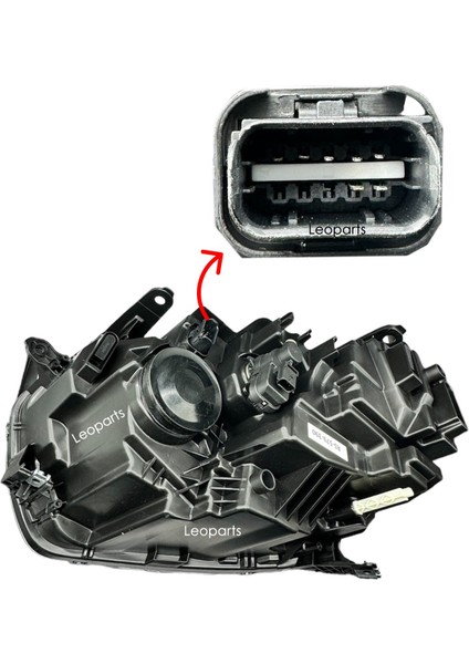 Dacia Duster Far Lambası Sağ (Iç Çizgiler Krom) 2021-2024 260101613R fiyatları