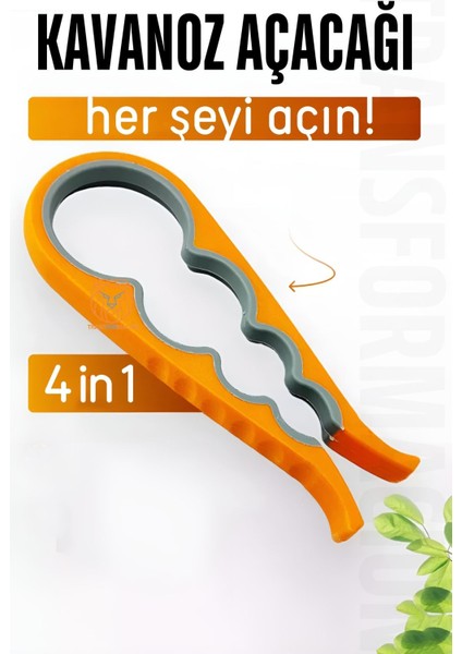 Kavanoz Şişe Açacağı 4 Tip Açacak 4 In 1 721223