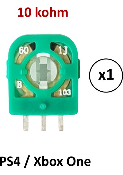 Ps4 Xbox One Mikro Direnç 10K Micro Switch Potans Yeşil 1 Adet