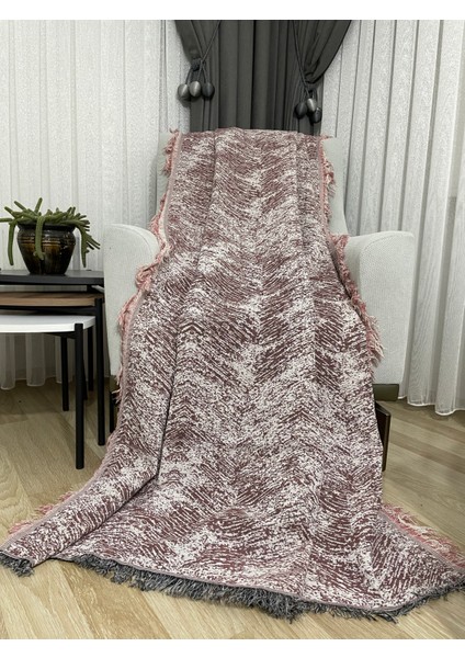 Home 170 x 220 cm Pamuklu Koltuk,çekyat Örtüsü Pied