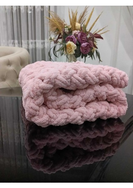 Home El Yapımı Alize Bebek Battaniyesi Bej