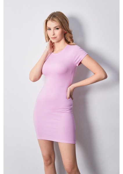 Basic Bisiklet Yaka Elbise fiyatları