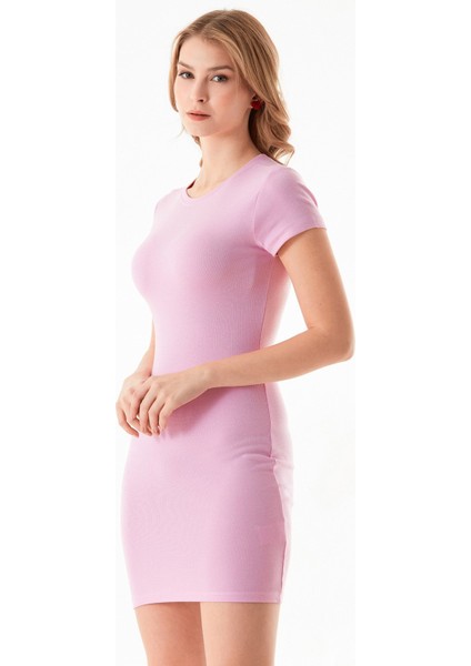 Basic Bisiklet Yaka Elbise fırsatları