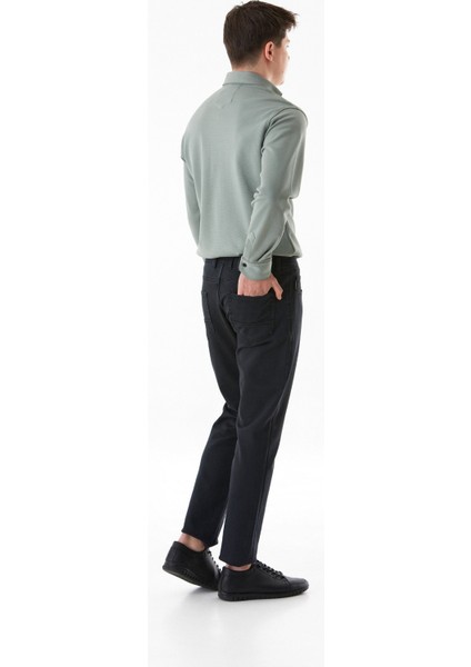 Fermuarlı Regular Fit Jean