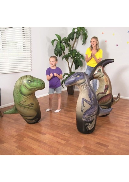 Dinazor Figürlü Hacıyatmaz Mavi Sulu Hacı Yatmaz modelleri