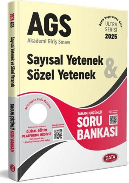 2025 Ags Ultra Serisi Sayısal Yetenek / Sözel Yetenek Tamamı Çözümlü Soru Bankası