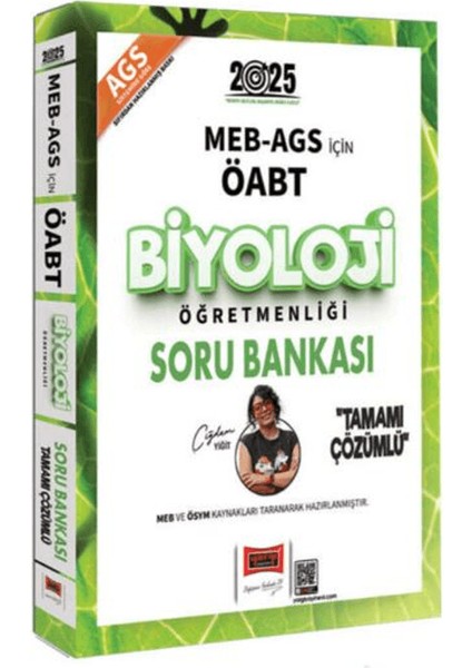 2025 Meb-Ags Öabt Biyoloji Öğretmenliği Soru Bankası - Çiğdem Yiğit