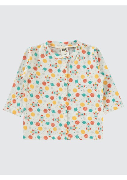 Erkek Bebek Pijama Takımı 1-6 Ay Ekru modelleri