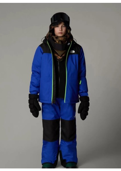 Normal Bel Lacivert - Siyah Erkek Çocuk Kayak Pantolonu NF0A88TYCZ61-B Freedom Insulated P