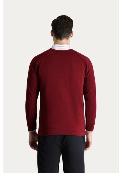 Bisiklet Yaka Slim Fit Dar Kesim Pamuklu Triko Kazak modelleri