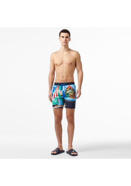 Nautıca Erkek Mavi Standart Fıt Şort Mayo