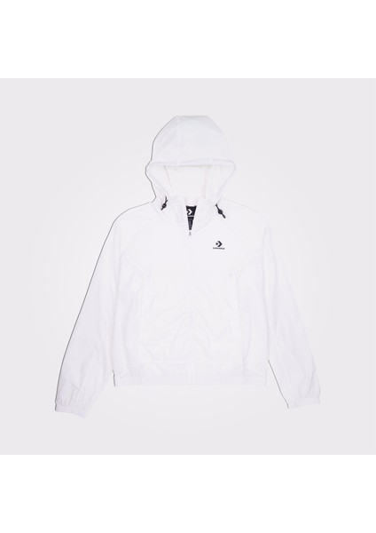 Lightweight Windbreaker Kadın Beyaz Ceket fırsatları
