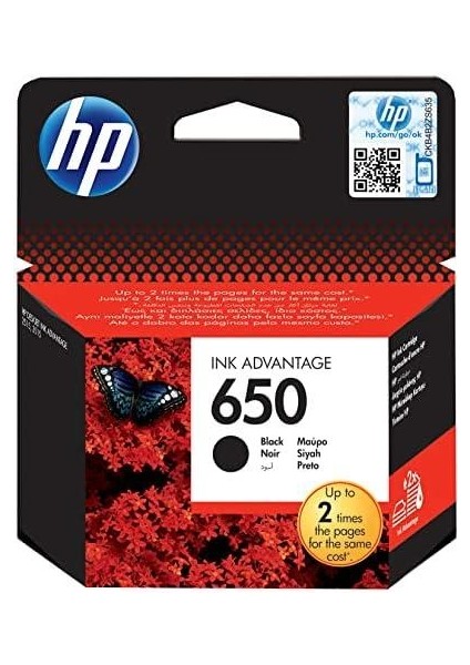 HP 650 Black Siyah Kartuş CZ101AE fiyatları