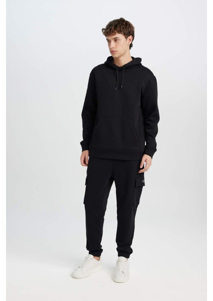 Regular Fit Jogger Eşofman Altı Basic Düz Kargo Cepli Lastikli Paça D5252AX25SP fiyatları