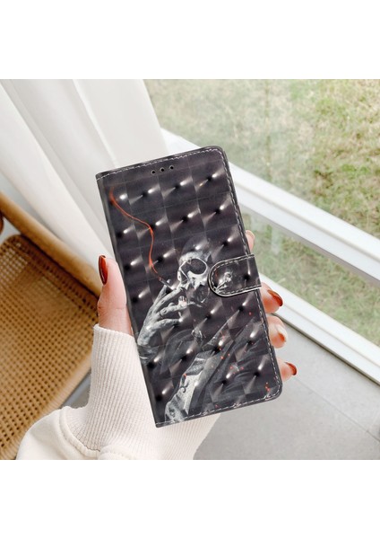Xiaomi Redmi Için A4 5G Kılıf Pu Deri Cüzdan Telefon Kapağı 3D Desen Baskı- (Yurt Dışından) modelleri