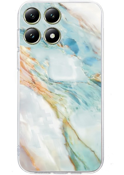 Xiaomi 14T Kılıf Desen Baskı Darbeye Dayanıklı Yumuşak Tpu Telefon Kapağı-Yağlı Boya Mermer Için (Yurt Dışından)