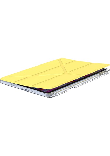 Xiaomi Redmi Pad Pro 5G - Pad Pro - Poco Pad 4G Origami Şeffaf Tablet Kapağı-Sarı Için (Yurt Dışından)