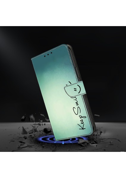 Xiaomi 14T Pro Kılıf Stand-Keep Smile İle Pu Deri Cüzdan Telefon Kapağı Için (Yurt Dışından)