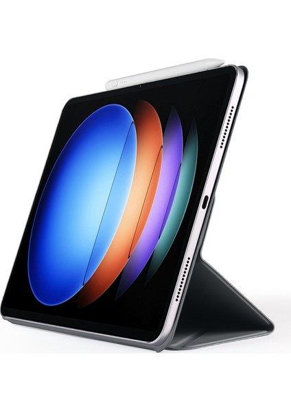 Xiaomi Pad 6S Pro 12.4 Kılıf Pc+Pu Deri Origami Manyetik Tablet Kapağı-Siyah (Yurt Dışından) fırsatları