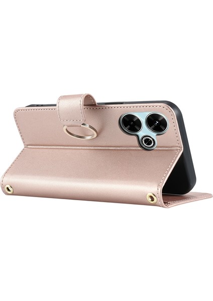 Xiaomi Redmi 13 5G-4G-Poco M6 Plus 5G-Poco M6 4G-Redmi Note 13R 5G Eşkenar Dörtgen Mobil Kapak-Gül Altın Için Crossbody (Yurt Dışından) indirimleri