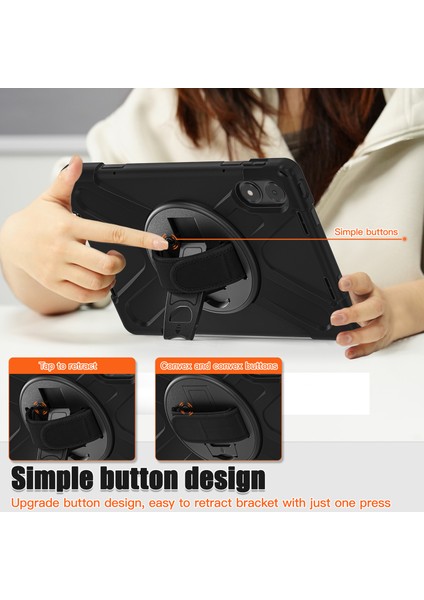 Xiaomi Redmi Pad Pro 5G-Redmi Pad Pro-Poco Pad 5G-4G Tpu Pc Silikon Kapak-Siyah (Yurt Dışından)