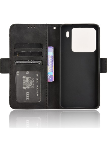 Xiaomi 15 Çoklu Kart Yuvalı Telefon Cüzdan Kılıfı-Siyah (Yurt Dışından) modelleri