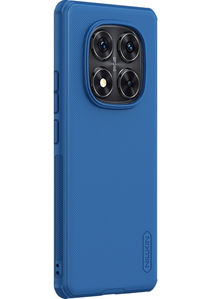 Nıllkın Frosted Shield Pro Xiaomi Redmi Note 14 Pro 5G Kılıf Mat Pc+Tpu Telefon Kapağı-Mavi (Yurt Dışından)