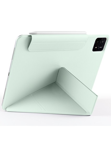 Xiaomi Pad 6S Pro 12.4 Kılıf Pc+Pu Deri Origami Manyetik Tablet Kapağı-Açık Yeşil (Yurt Dışından) modelleri