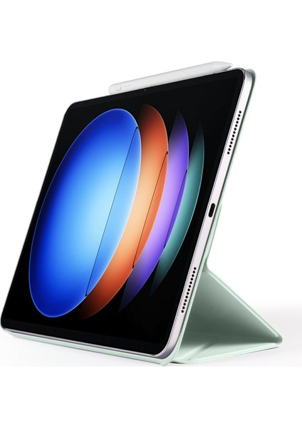 Xiaomi Pad 6S Pro 12.4 Kılıf Pc+Pu Deri Origami Manyetik Tablet Kapağı-Açık Yeşil (Yurt Dışından) fırsatları