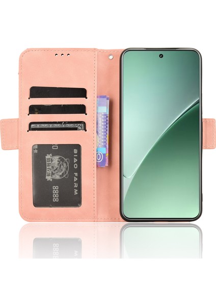 Xiaomi 15 Çoklu Kart Yuvalı Telefon Cüzdan Kılıfı-Pembe (Yurt Dışından) fırsatları