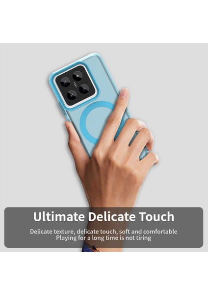 Xiaomi 14 Pro Kılıf Için Magsafe Pc+Tpu+Pet Anti-Drop Telefon Kapağı İle Uyumlu-Mavi (Yurt Dışından) indirimleri