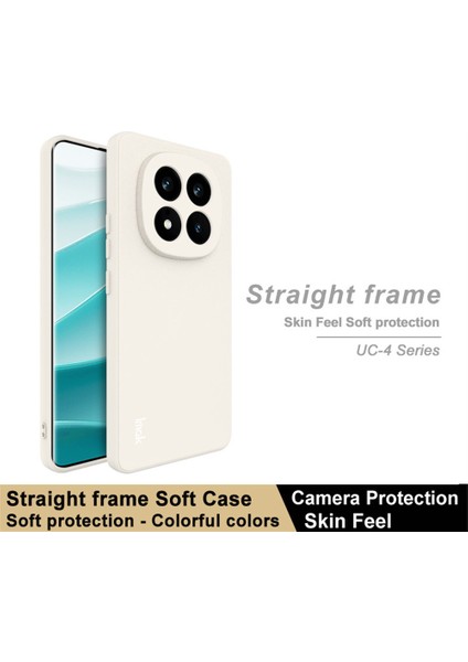 Xiaomi Redmi Note 14 Pro+ 5G Soft Telefon Kılıfı Düz ​​Kenar-Beyaz (Yurt Dışından) fiyatları