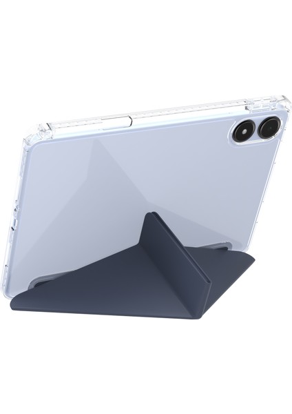 Xiaomi Redmi Pad Pro 5G - Pad Pro - Poco Pad 4G Origami Şeffaf Tablet Kapağı-Koyu Mavi Için (Yurt Dışından) modelleri