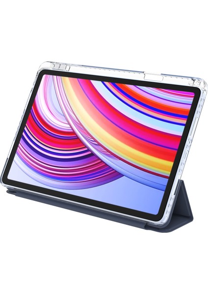 Xiaomi Redmi Pad Pro 5G - Pad Pro - Poco Pad 4G Origami Şeffaf Tablet Kapağı-Koyu Mavi Için (Yurt Dışından) fırsatları