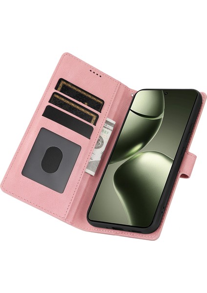 Xiaomi 14T Kılıf Cüzdan Görünümlü Pu Deri Telefon Kılıfı-Pembe (Yurt Dışından) fiyatları
