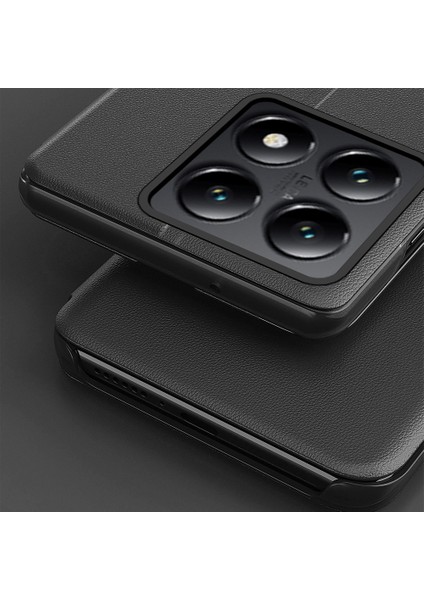 Xiaomi 14T Kılıf Tam Koruma Deri Telefon Kılıfı-Siyah (Yurt Dışından) fırsatları