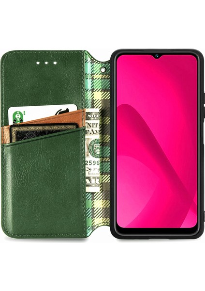 Xiaomi Redmi Için 14C 4G-14R 5G-Poco C75 4G Kılıf Pu Deri Cüzdan Telefon Kapağı-Yeşil (Yurt Dışından) fiyatları