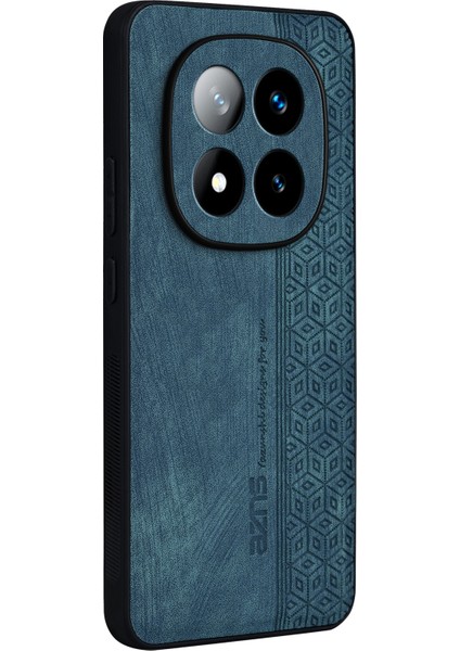 Xiaomi Redmi Note 14 Pro+ 5G Kılıf Koruyucu Pu Deri Kaplı Tpu Telefon Kabuk-Yeşil (Yurt Dışından)