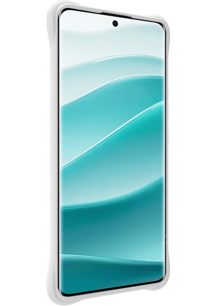 Xiaomi Redmi Için Not 14 Pro+ 5G Kılıf Su Damlası Doku Kaymaz Mat Tpu Kapak-Mat Beyaz (Yurt Dışından)
