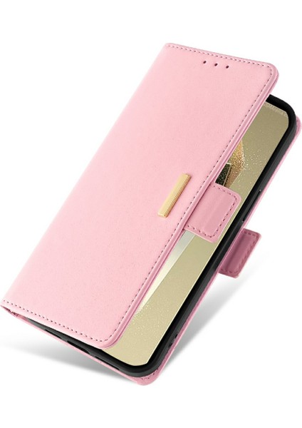 Xiaomi Poco X6 5G Deri Cüzdan Kılıfı Rfıd Engelleme Kapağı El Kayışı-Pembe (Yurt Dışından) fırsatları
