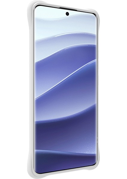 Xiaomi Redmi Için Not 14 Pro 5G Kılıf Su Damlası Doku Kaymaz Mat Tpu Kapak-Mat Beyaz (Yurt Dışından)