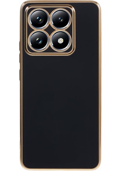 Xiaomi 14T Kılıf Için Tpu Slim Fit Darbeye Dayanıklı Telefon Kapağı 6D Galvanik-Siyah (Yurt Dışından)