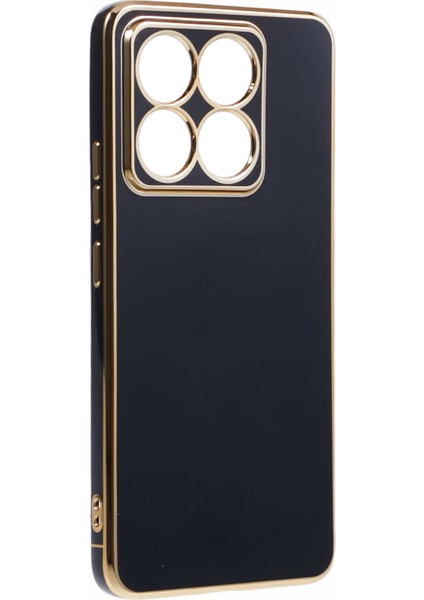 Xiaomi 14T Kılıf Için Tpu Slim Fit Darbeye Dayanıklı Telefon Kapağı 6D Galvanik-Siyah (Yurt Dışından) modelleri