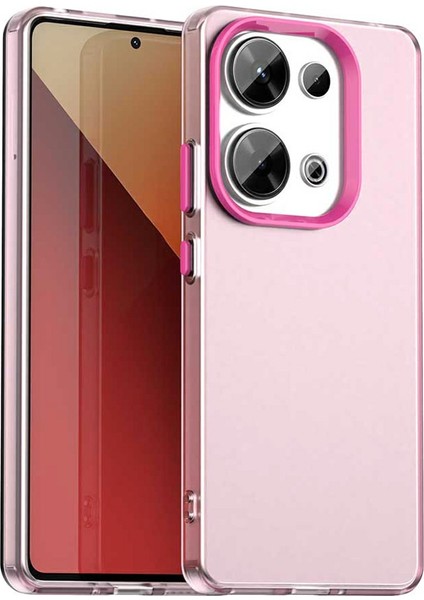 Xiaomi Redmi Için Not 13 Pro 4G-Poco M6 Pro 4G Telefon Arka Kapak-Kırmızı (Yurt Dışından)