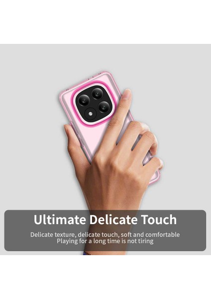 Xiaomi Redmi Note 14 Pro+ 5G Kılıf Pc+Tpu+Pet Mat Düşme Önleyici Telefon Arka Kapak-Kırmızı (Yurt Dışından) indirimleri