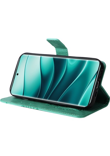 Xiaomi Redmi Note 14 Pro+ 5G - Note 14 Pro 5G Kılıf Deri Telefon Kılıfı-Yeşil (Yurt Dışından) modelleri