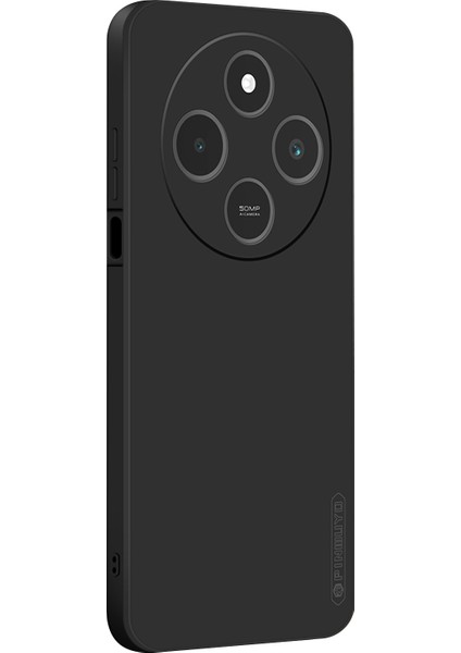 Xiaomi Redmi 14C 4G Pınwuyo K Touching Serisi Sıvı Silikon Tpu Telefon Kılıfı-Siyah Için (Yurt Dışından)