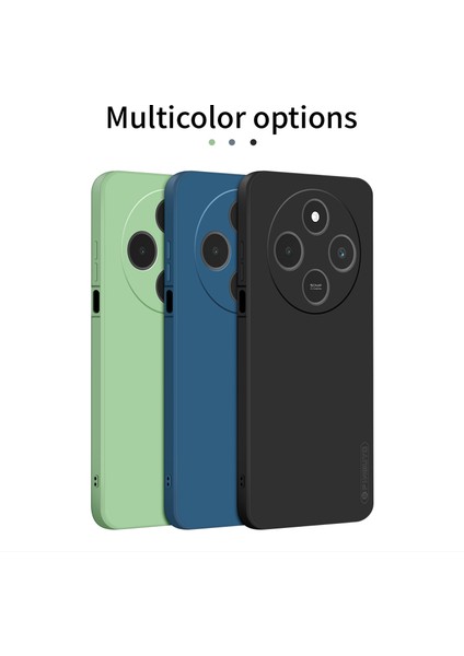 Xiaomi Redmi 14C 4G Pınwuyo K Touching Serisi Sıvı Silikon Tpu Telefon Kılıfı-Siyah Için (Yurt Dışından) modelleri